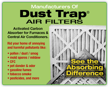 Dust Trap Activated Charcoal Air Filters